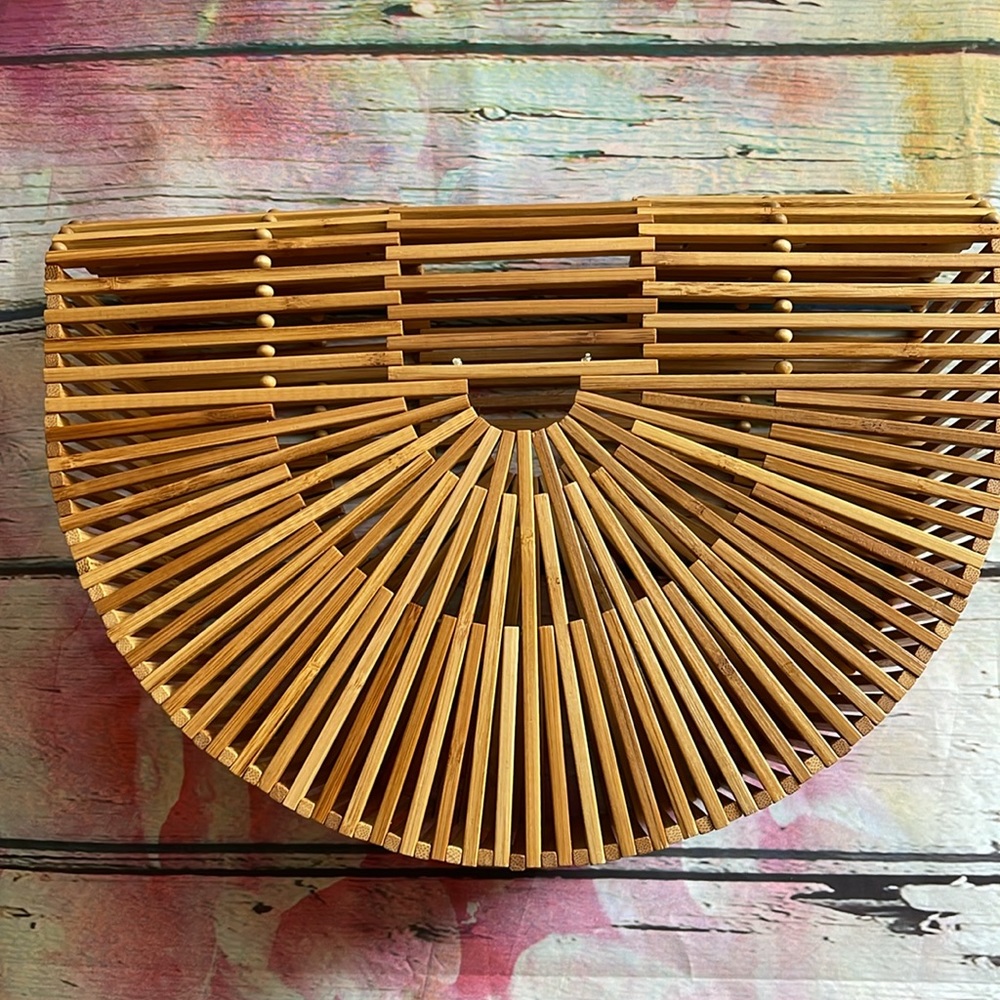 Cult Gaia Ark Bag - Large, Bamboo